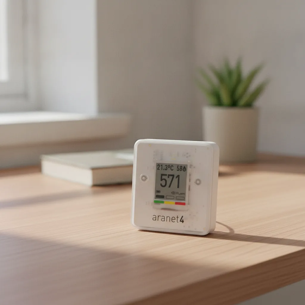 Aranet4 HOME, Capteur de CO₂ de référence en situation