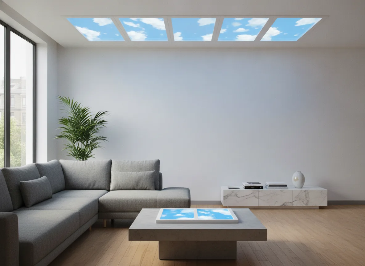 CoeLux, Puits de lumière artificiel en situation