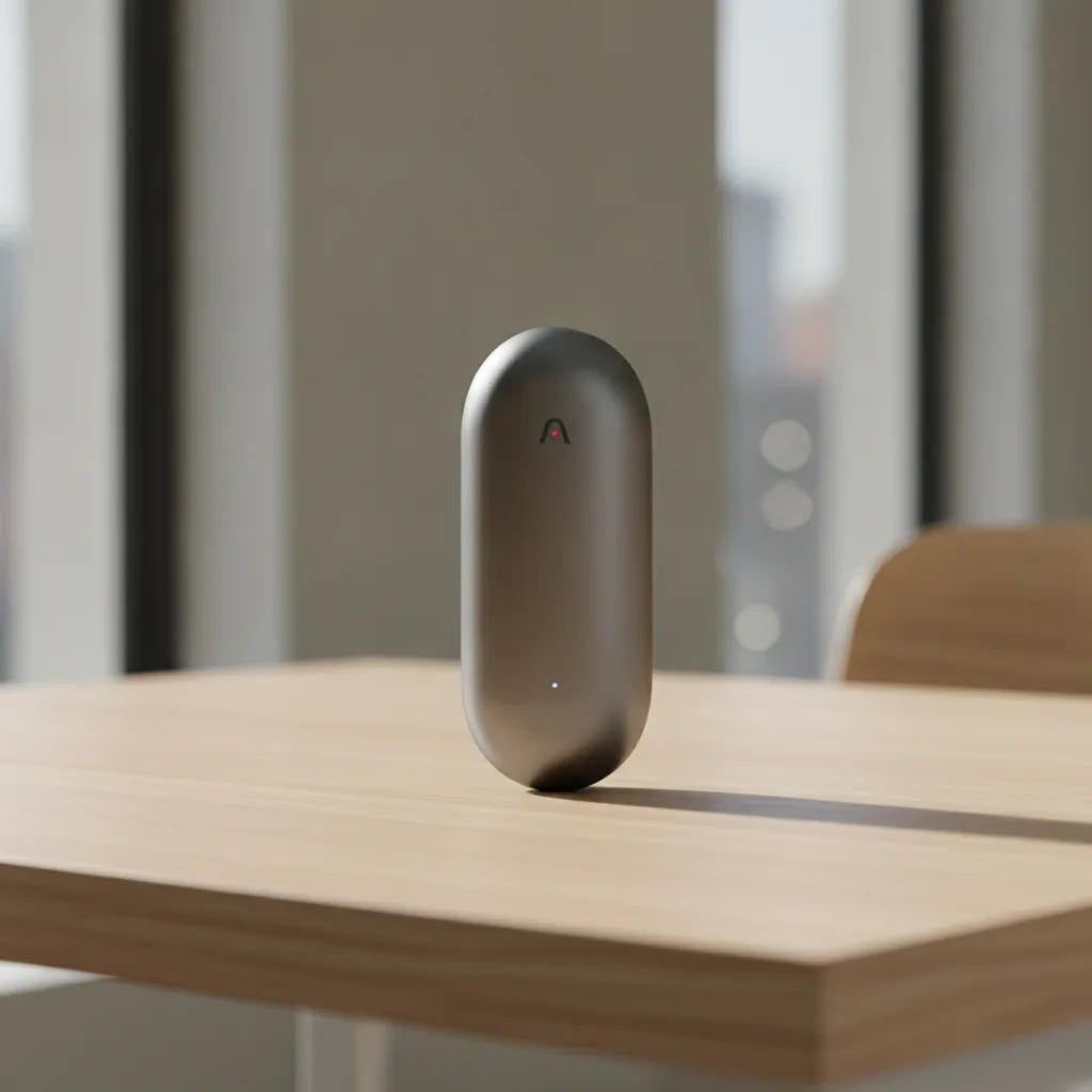 Plaud NotePin, enregistreur IA portable qui transcrit et résume en situation