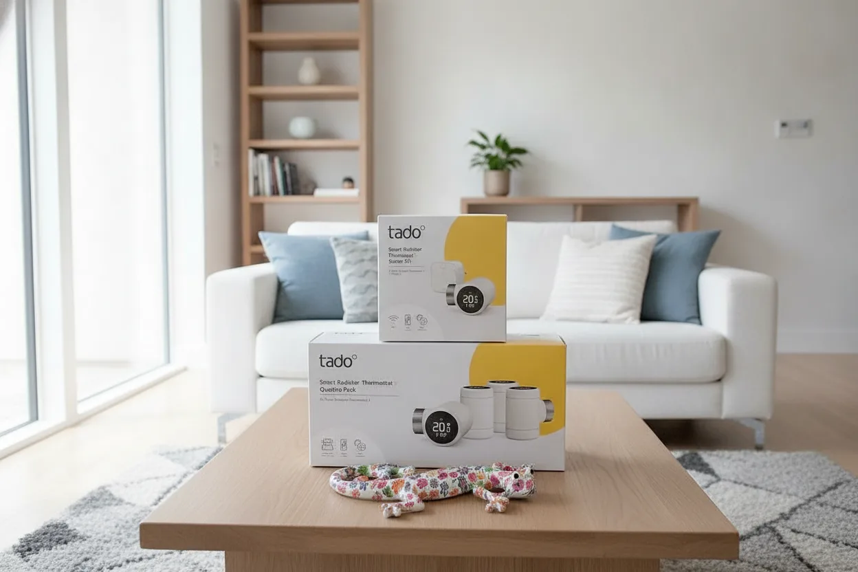 tado° Smart Thermostat X, thermostat connecté Matter/Thread en situation