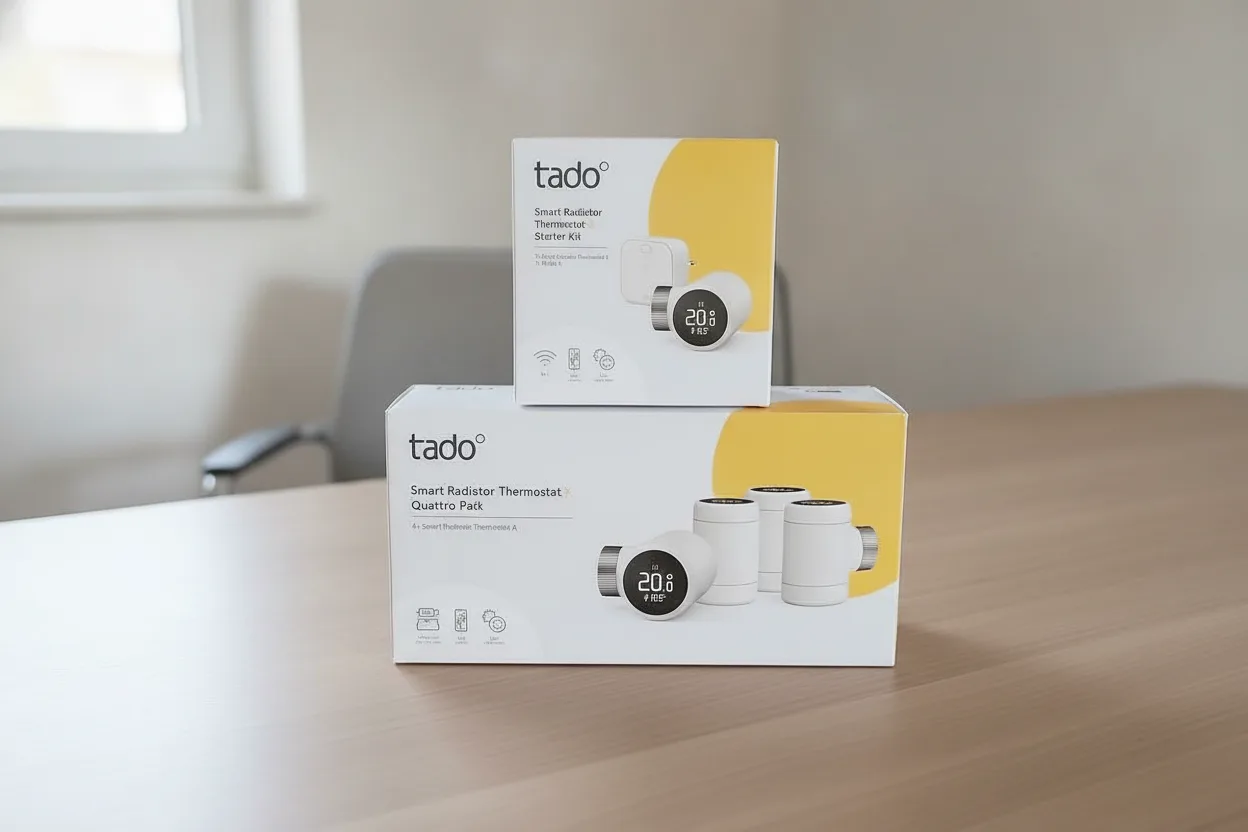 tado° Smart Thermostat X, thermostat connecté Matter/Thread en situation