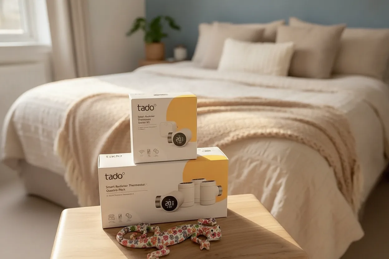 tado° Smart Thermostat X, thermostat connecté Matter/Thread en situation