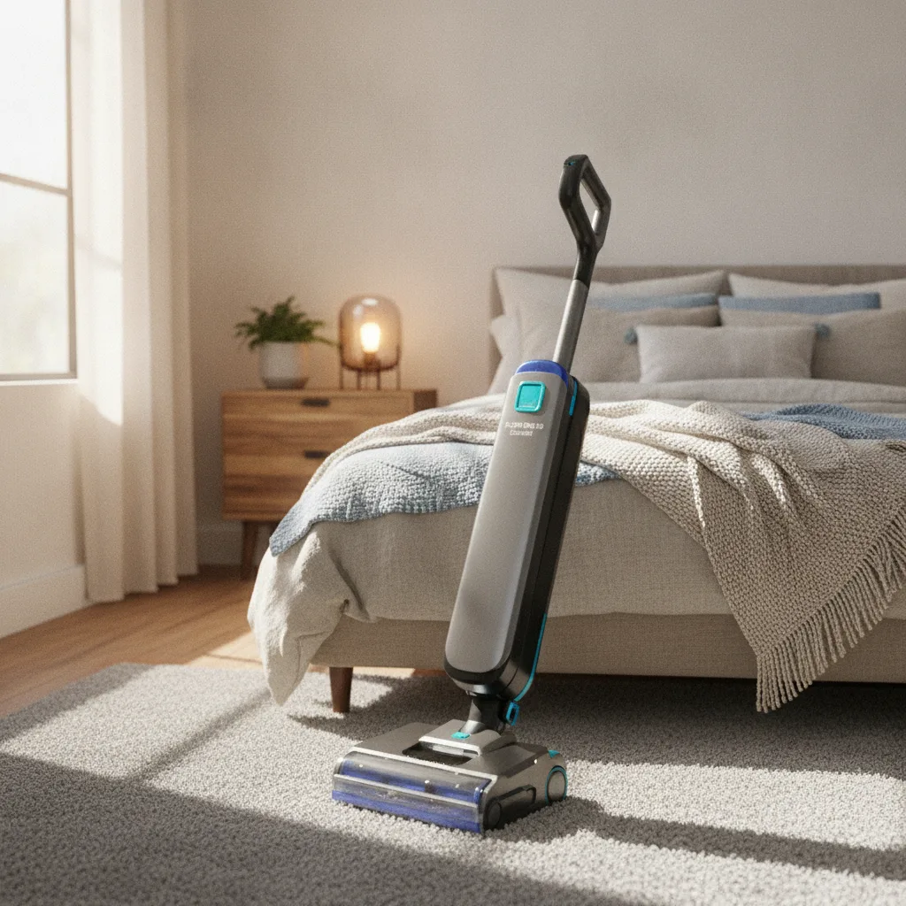 Tineco Floor One S9 Scientist, aspirateur laveur anti-traces en situation
