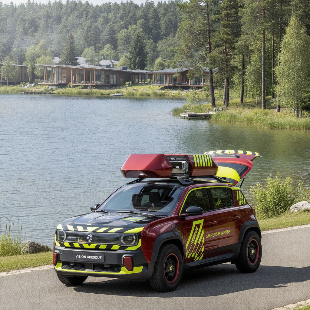 Vision 4Rescue, la R4 électrique des secours