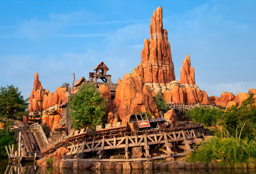 Frontierland à Disneyland Paris France